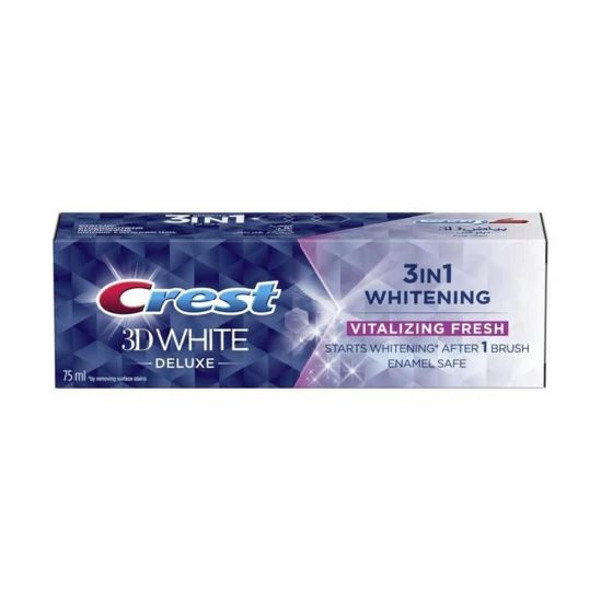 CREST DENTIFRICE 3D WHITE DELUXE 75ML