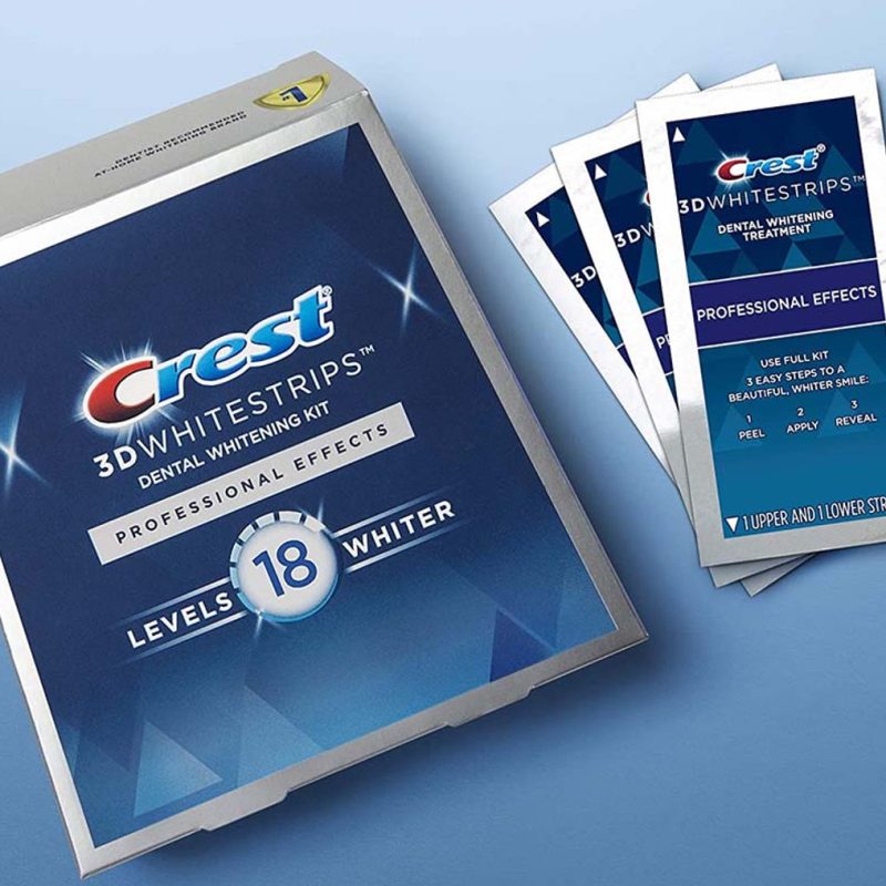 crest 3d white whitestrips professional effects - 20 ct