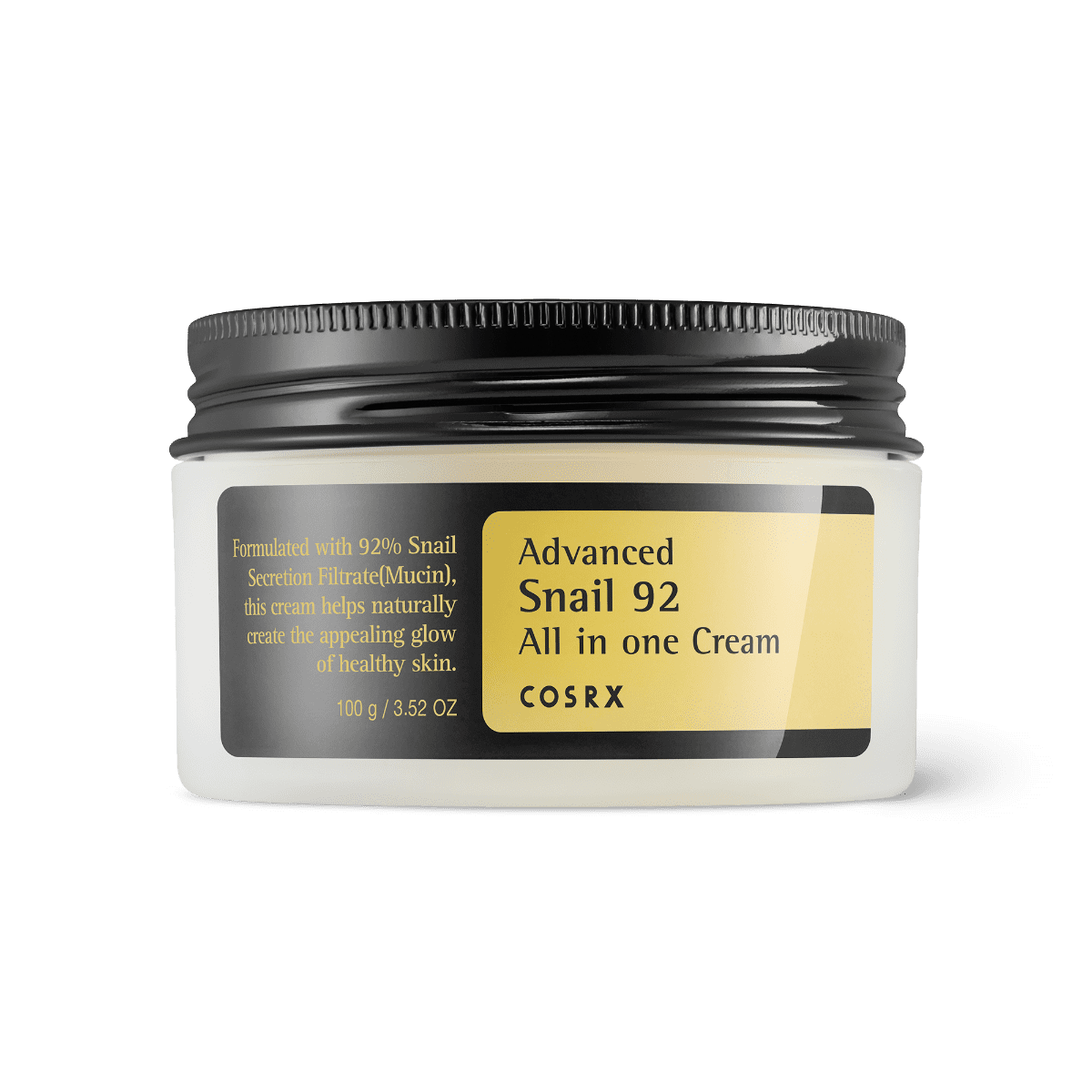 COSRX &ndash; Advanced Snail 92 &ndash; Cr&egrave;me Tout-en-Un &ndash; 100 ml