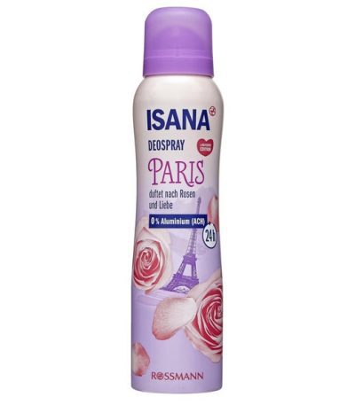 deodorant isana en spray paris 150.0 ml