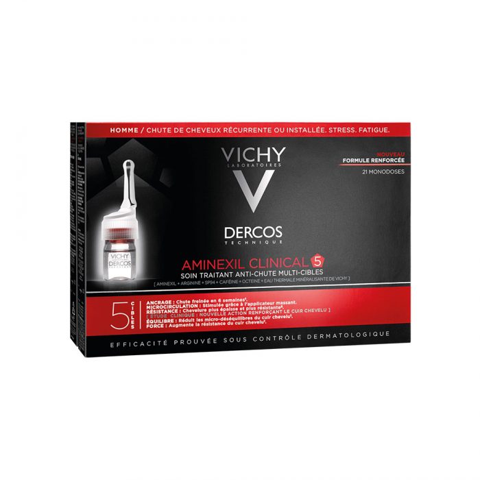 vichy dercos aminexil clinical 5 homme 21x6ml