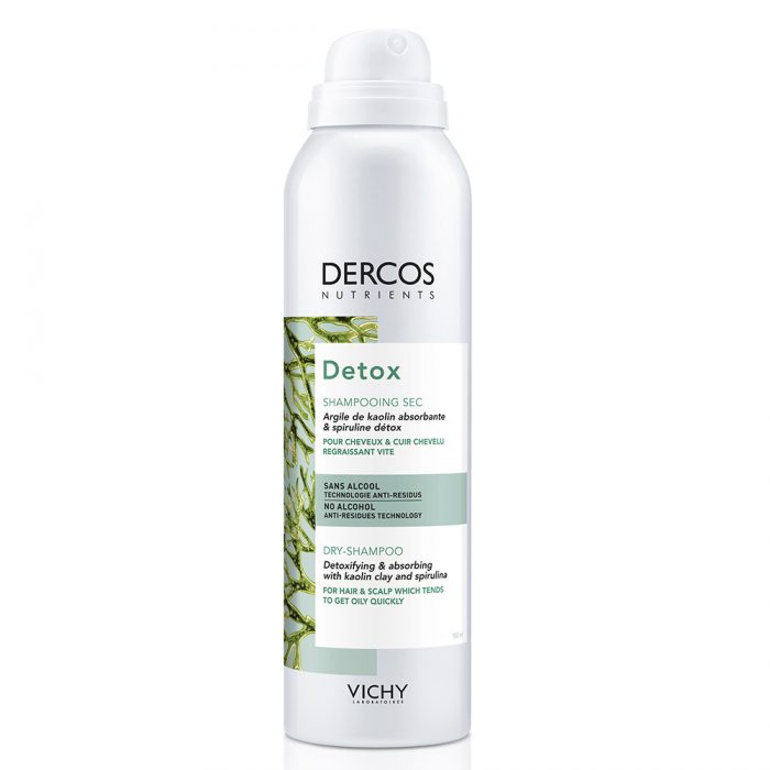 vichy dercos detox shampoo sec spray 150ml