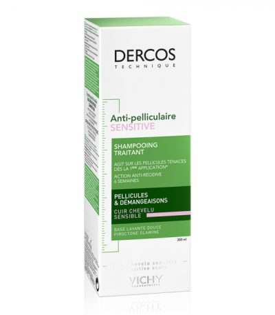vichy dercos shampoo ultra apaisant cheveux normaux a gras 200ml