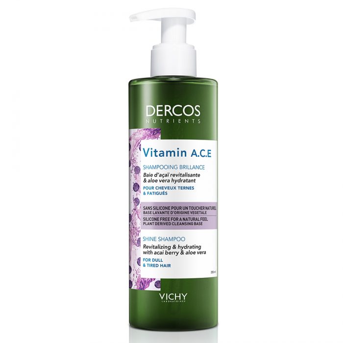 vichy dercos vitamine a.c.e shampoo brillance 250ml