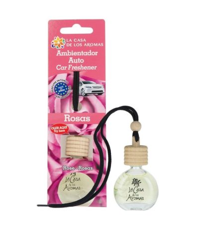 la casa de los aromas desodorisant auto 10ml rose