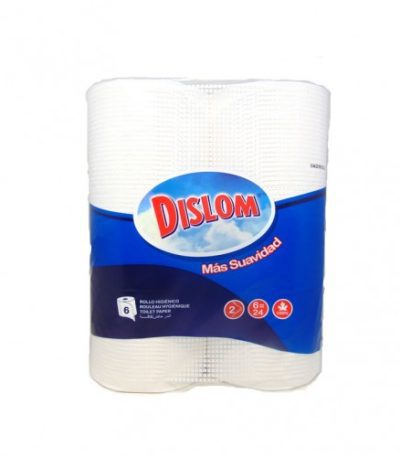 dislom papier toilette blanc 6 rolls