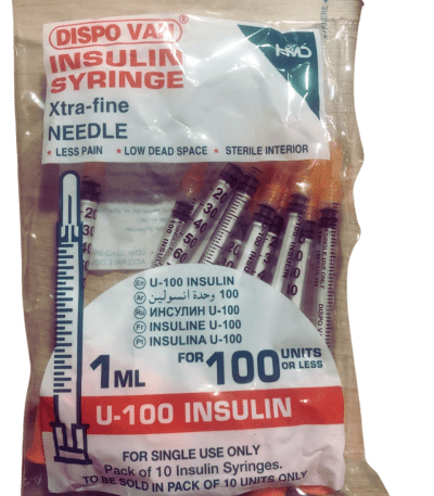 dispovan 1 insulin syringes 1ml