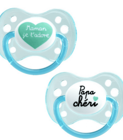 dodie sucettes anatomique 0-6 m duo maman papa cheri