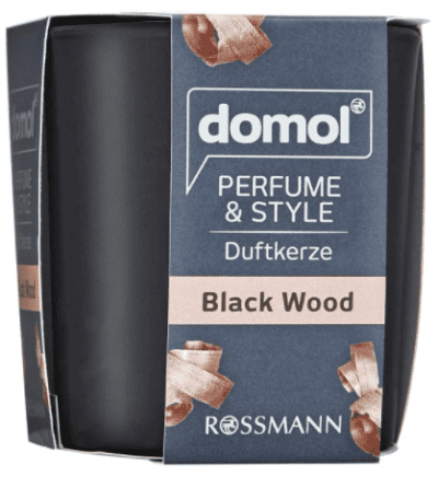 domol bougie parfumee black wood 125 g