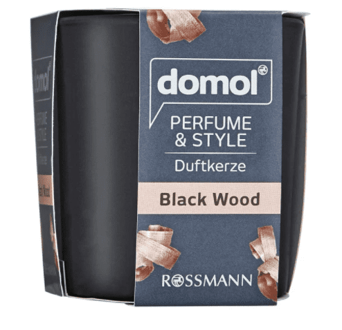 domol bougie parfumee black wood 125 g