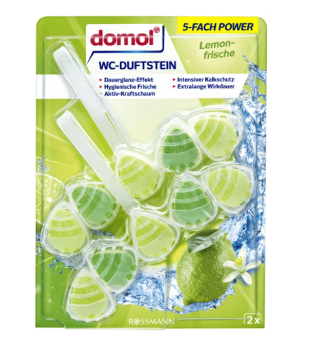 domol pierre parfumee wc 5 fois fraicheur citron 110g