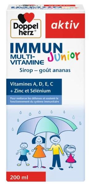 doppel herz aktiv omega -3 junior multivitamines 250 ml