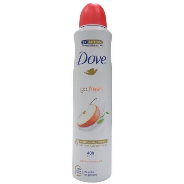 DOVE DEODORANT SPRAY DOVE APPLE ET WHITE TEA 250ML
