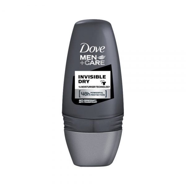 dove men + care invisible dry 48h ball antiperspirant deodorant roll-on for men 50 ml