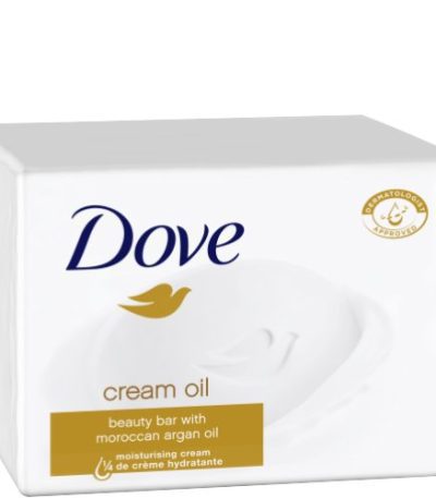 dove savon cream argan oil 4 x 100gr