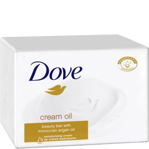 dove savon cream argan oil 4 x 100gr