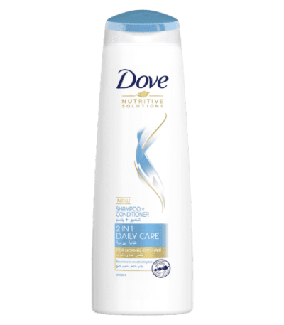 dove shampoo 2in1 daily care 400ml