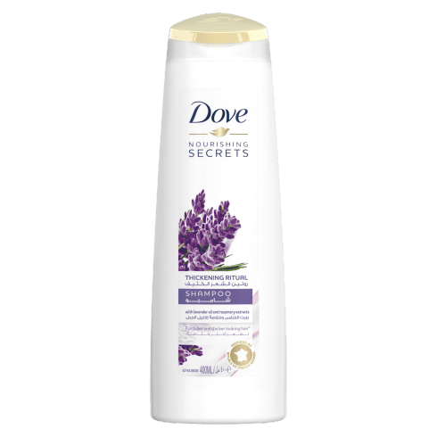 dove shampoo rituel epaississant nourisssant secrets lavande 400ml
