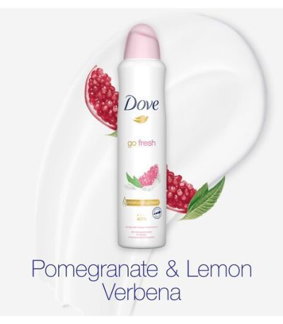 dove spray go fresh pomegranate & lemon 250ml