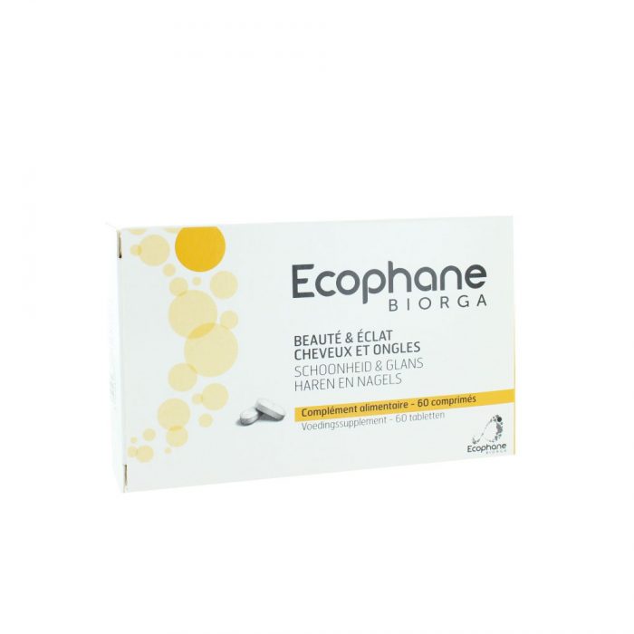 ecophane biorga cheveux et ongles 60 comprimes