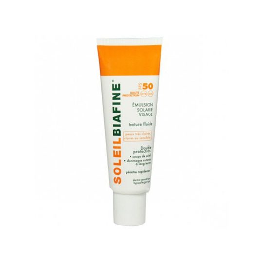 SOLEILBIAFINE EMULSION SOLAIRE VISAGE SPF50+ 50ml