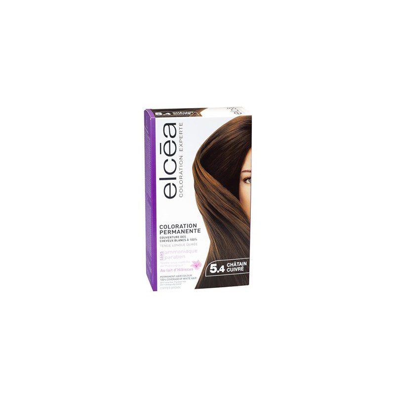 elcea coloration expert chatain cuivre n5.4