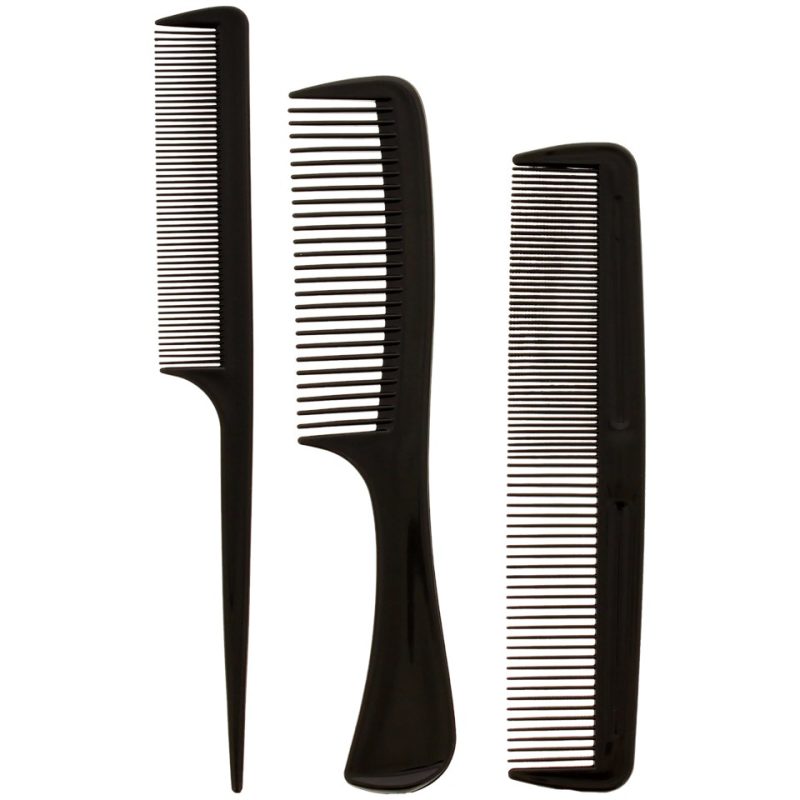 eleganza ensemble de peignes 3 pcs