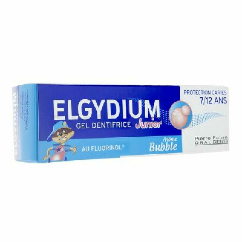 elgydium dentifrice bubble gum flavor junior 50ml