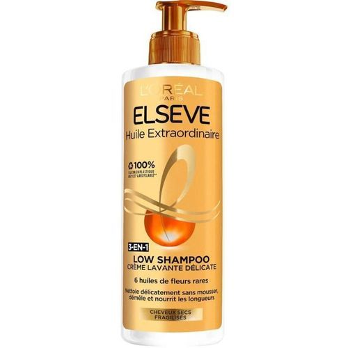 elseve huile extraordinaire low poo 400 ml