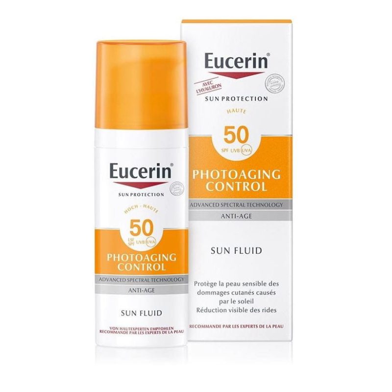 eucerin fluide anti age spf50+