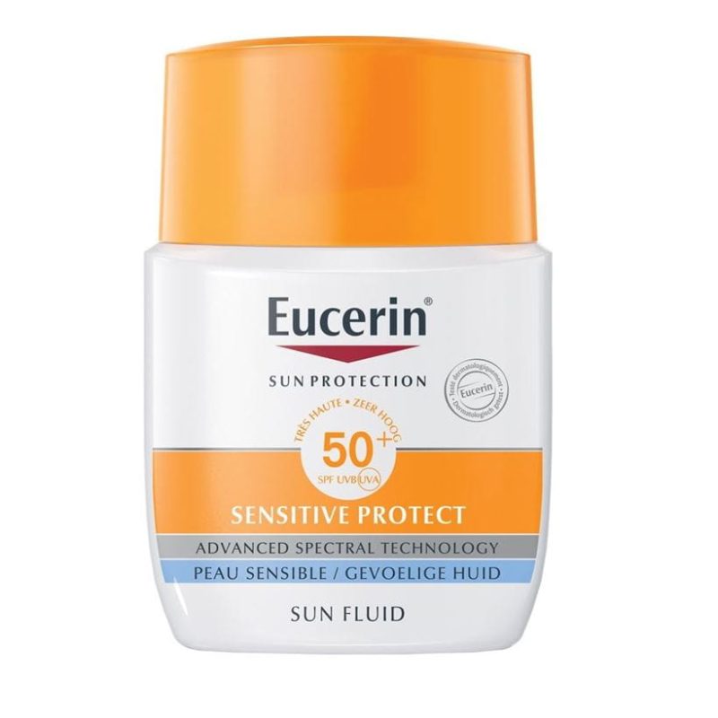 eucerin fluide matifiant visage spf50+