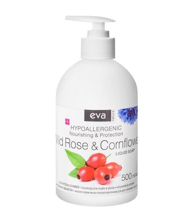 eva savon liquide rose & cornflower 500ml
