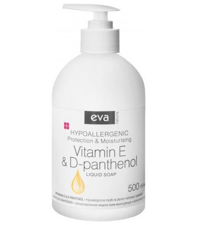 eva savon liquide vitamine e & d 500ml