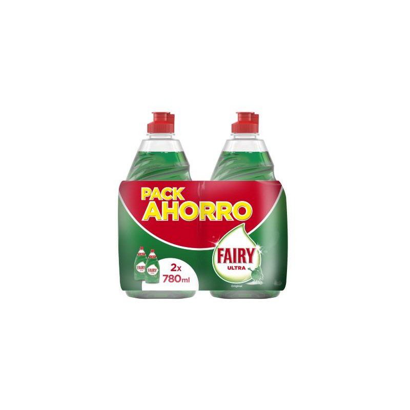 fairy liquide vaisselle ultra original 2 x 780 ml