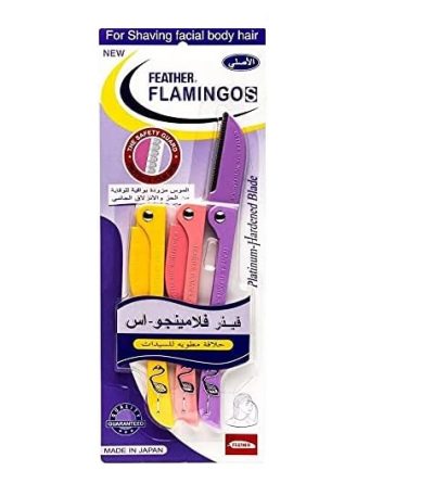 feather-flamingo rasoir pour le rasage du visage et du corps