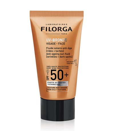 filorga uv bronze visage fluide solaire anti age + anti tache 40ml