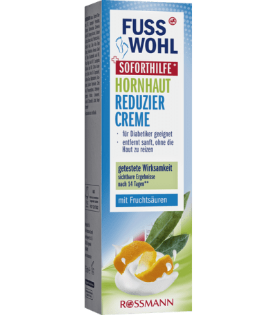 fusswohl creme creme reduisant les callosites 100ml