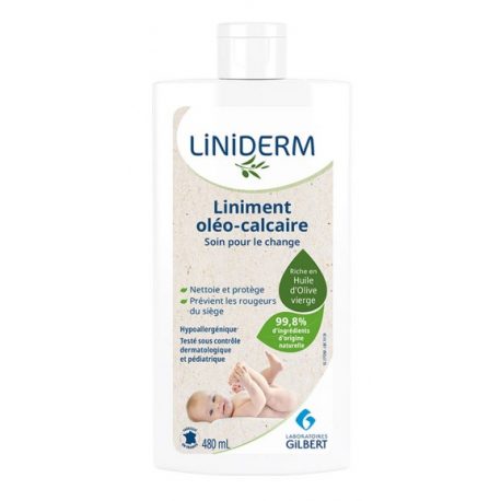 gilbert liniderm liniment oleo calcaire 480ml