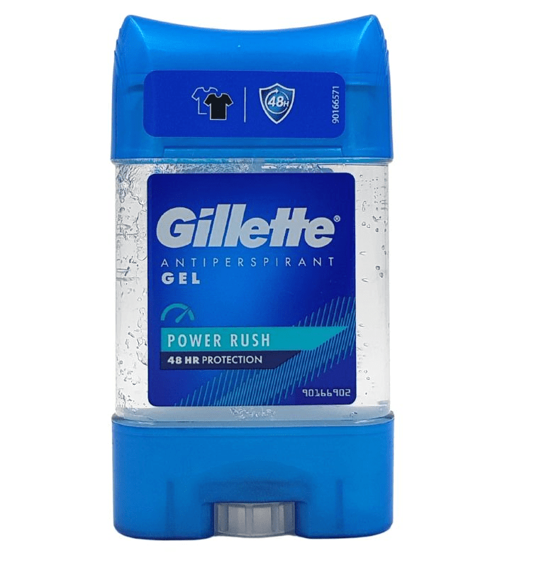 gillette antiperspirant gel power rush 70ml