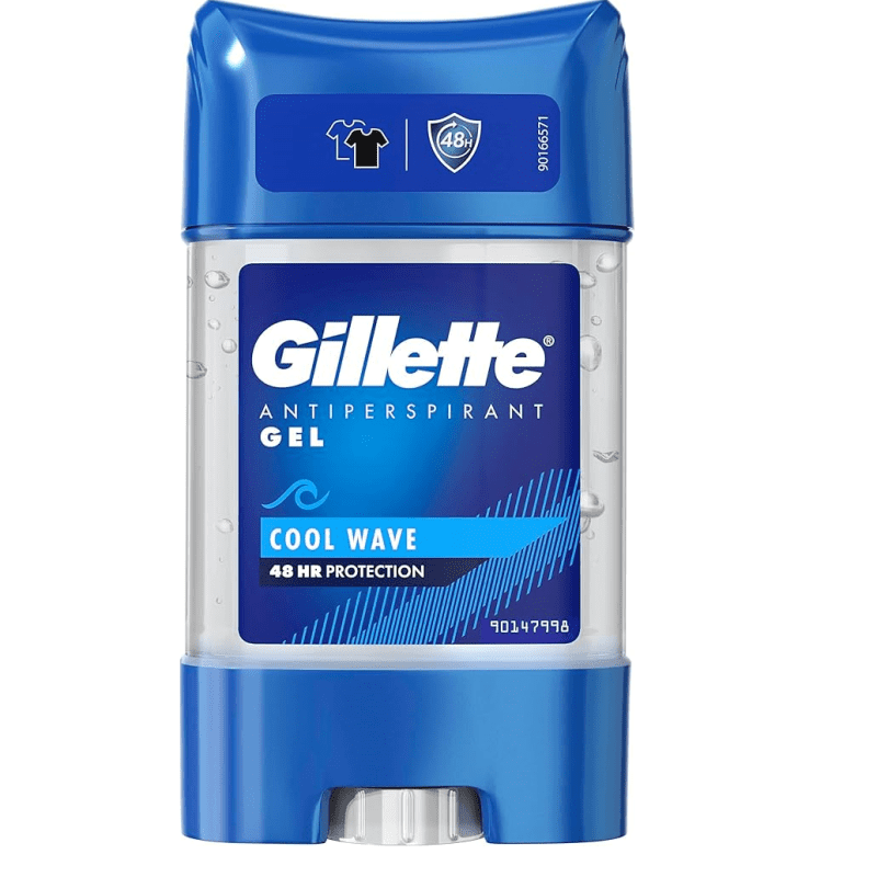 gillette cool wave deodorant clear gel - 70 ml