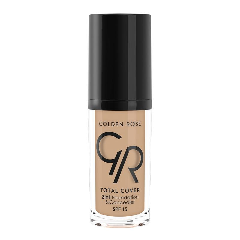 golden rose fond de teint et correcteur 2 en 1 total cover n° 06