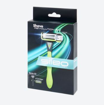 sileo rasoir+ 4 cartouches