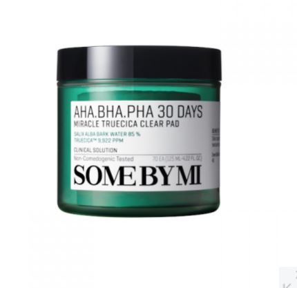some by mi, pads 30 jours miracle aha bha pha, 125 ml, 70 pcs
