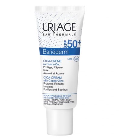uriage bariederm cica creme reparatrice spf50+ 40ml