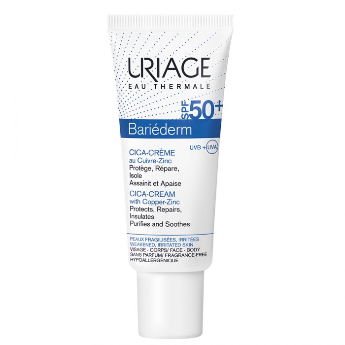 uriage bariederm cica creme reparatrice spf50+ 40ml