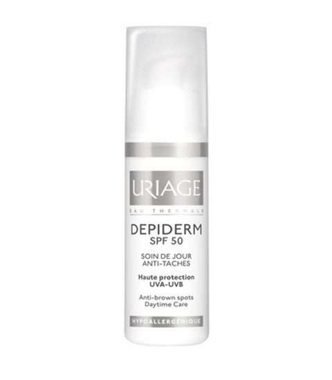 uriage depiderm spf 50 30ml soin de jour haute protection anti-taches brunes