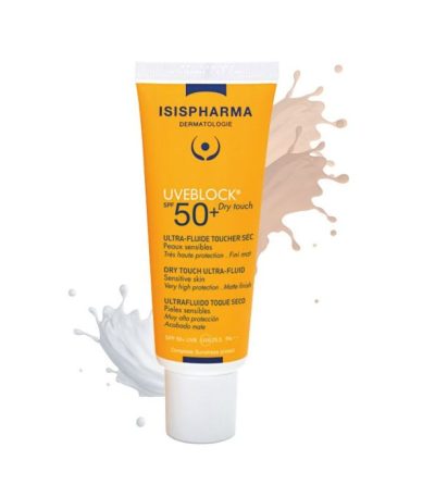 uvb spf 50+ dry touch teinte medium 40ml