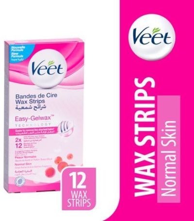 veet bandes cire normal 12pcs