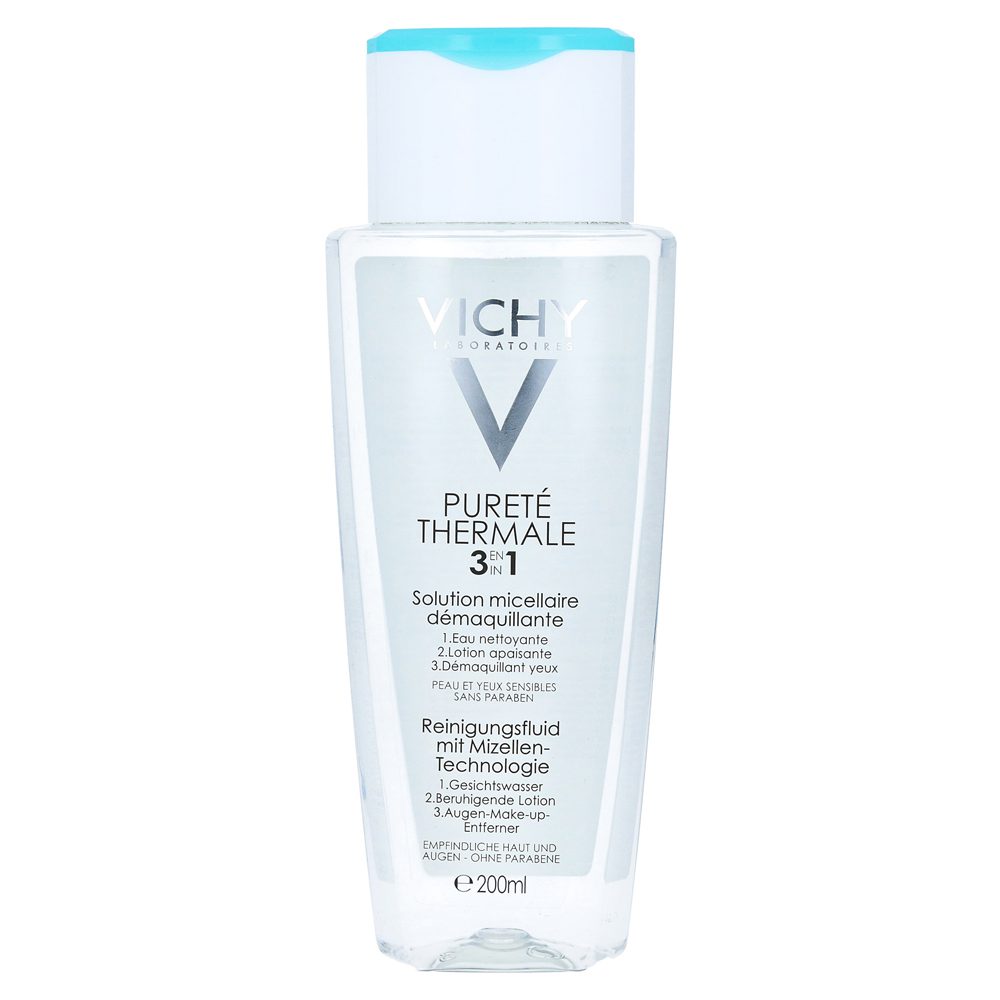 VICHY  PURETE THERMALE 3en1 FLUIDE NETTOYANT 200ML