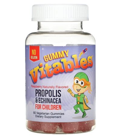 vitables, gommes a la propolis et a l'echinacee pour enfants 60 gum